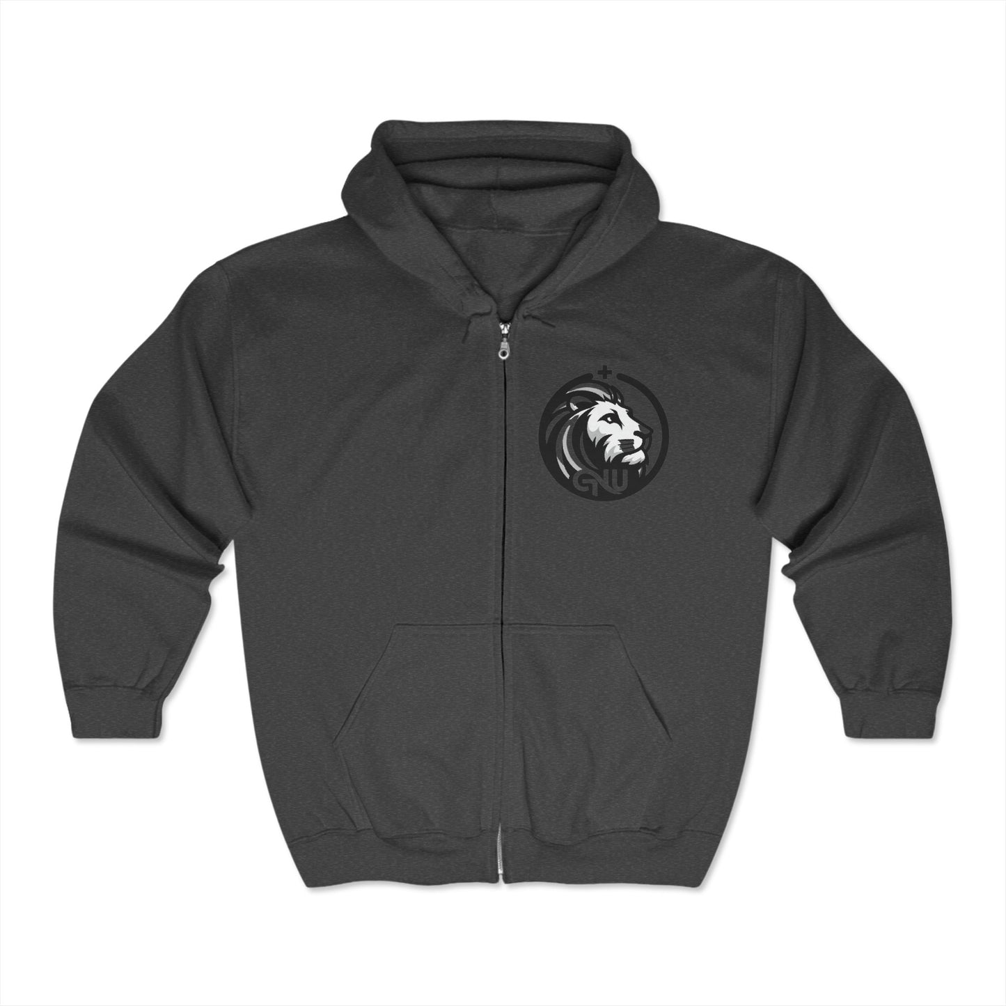 GNU Full Zip Hooded Sweatshirt