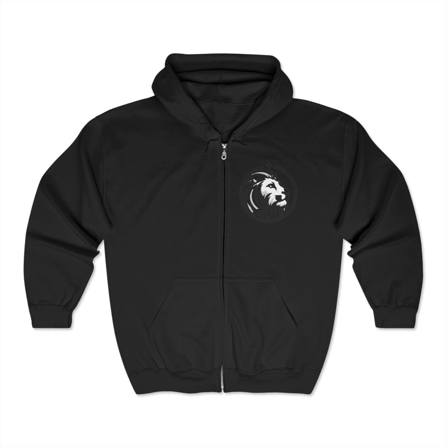 GNU Full Zip Hooded Sweatshirt