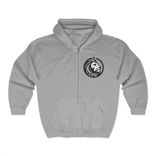 GNU Full Zip Hooded Sweatshirt