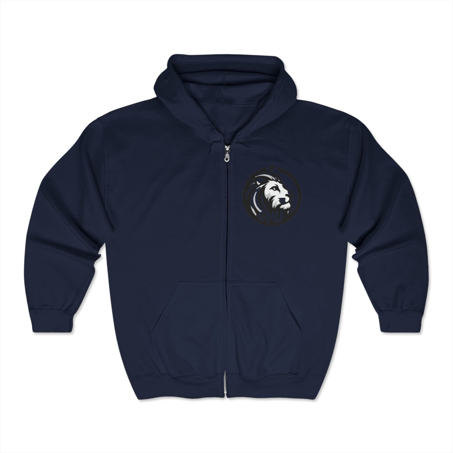 GNU Full Zip Hooded Sweatshirt